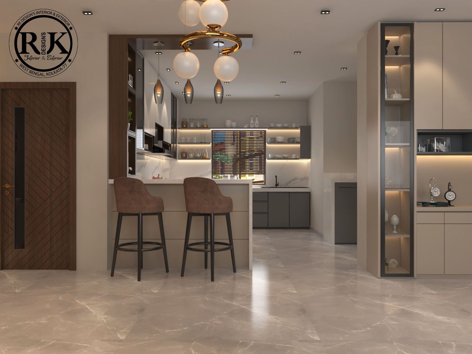 Modular Kitchen Design in Kolkata by RK DESIGNS