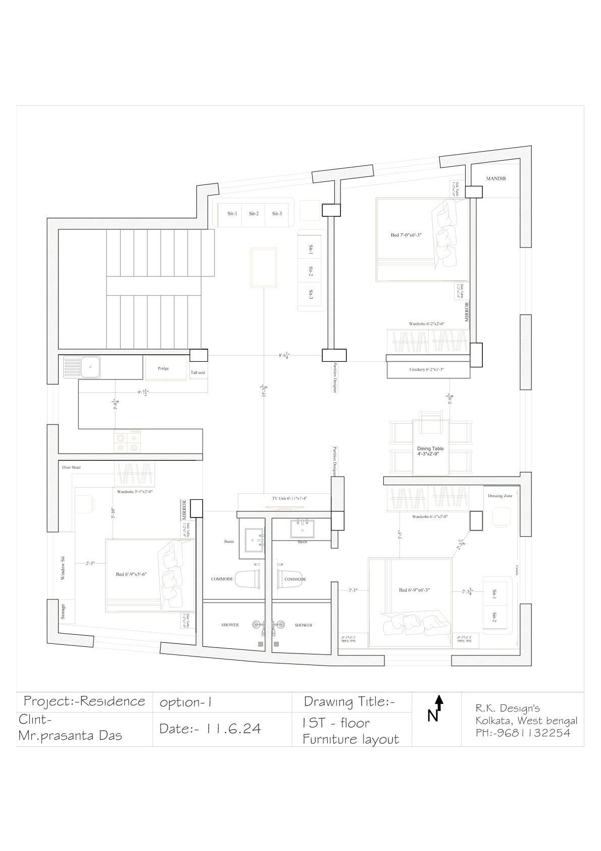 2D View Design in Kolkata by RK DESIGNS
